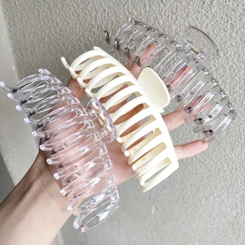 14cm Große Haarklammer Für Damen Kunststoff Harz Haargreifer Für Dickes Haar Ins Stil Koreanische Mode Haar Styling Zubehör