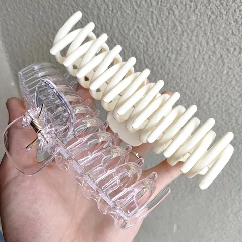 14cm Große Haarklammer Für Damen Kunststoff Harz Haargreifer Für Dickes Haar Ins Stil Koreanische Mode Haar Styling Zubehör