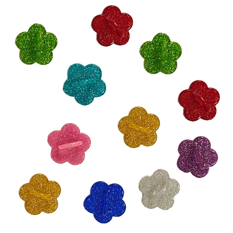 Gancho para Teléfono Móvil con Forma de Flor de Purpurina Acrílica Hecho a Mano Adhesivo para Decoración de Funda de Teléfono Flor de Ciruelo