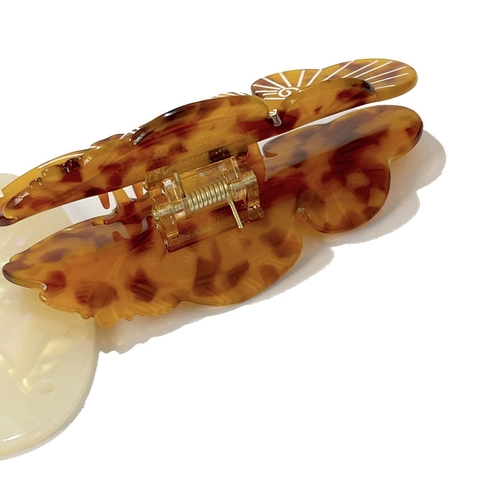 Molla per Capelli Creativa a Forma di Pesce Rosso in Acetato Motivo Tartarugato Cinese Retro Pinza per Capelli Donna Accessori per Acconciature