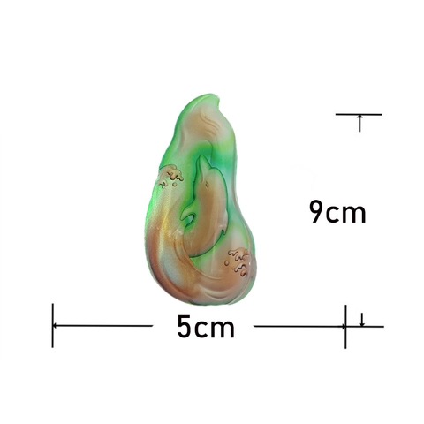 French Style Dolphin Wave Hair Claw Clip Acrylic Gradient Translucent Shark Clip For Women Hair Styling Accessory