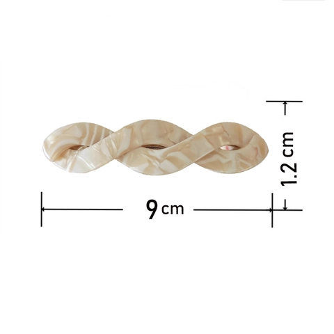 French Vintage Acetate Twist Hair Clip Romantic Tortoiseshell Marble Pattern Hairpin For Women Daily Styling Accessories