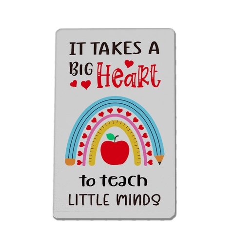 Stainless Steel Teacher Appreciation Wallet Insert Card Thank You Gift For Educator Mentor Birthday Graduation Appreciation Day