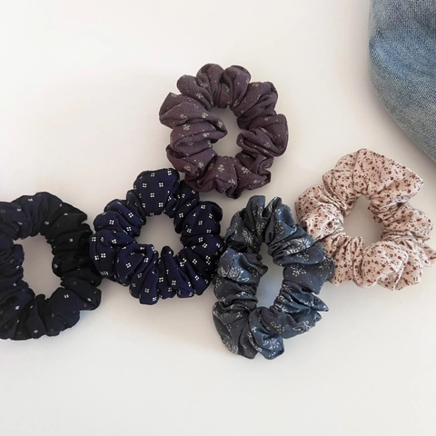 Koreaanse Stijl Bloemen Stof Scrunchies Voor Vrouwen Vintage Bosstijl Tuch Haarelastiekjes Elastische Ponytail Houder Haaraccessoires