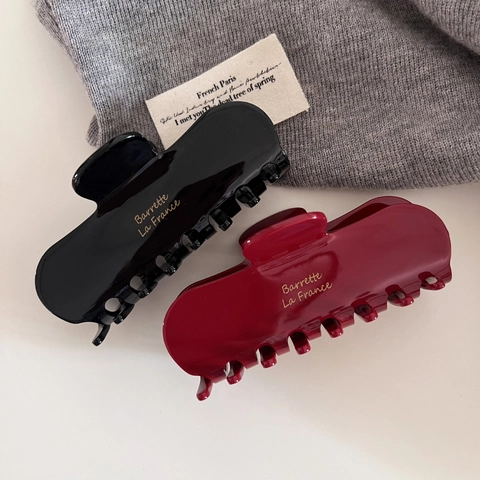 Pinza per Capelli Grande Quadrata in Acetato in Stile Francese Vintage Per Donna Tartarugata Elegante Antiscivolo Accessori per Capelli