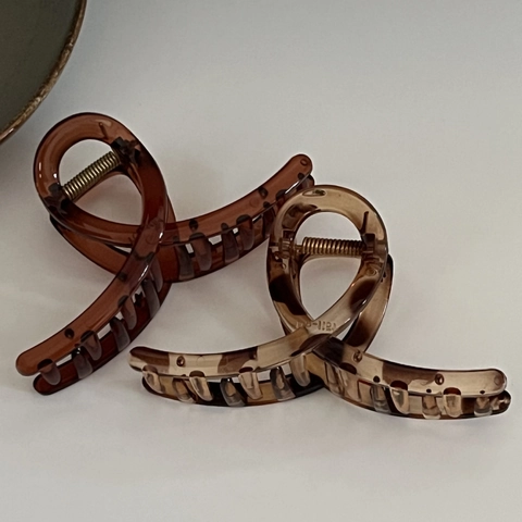 Grande Pinza Per Capelli In Resina Per Donna Alta Qualità Minimalista Shark Clip Accessorio Per Capelli Presa Forte