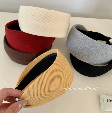 Amerikanische Retro Breiter Rand Stoff Haarreif Für Damen Neu High-End Stil Handgefertigte Pendeln Vielseitige Haarschmuck Zubehör