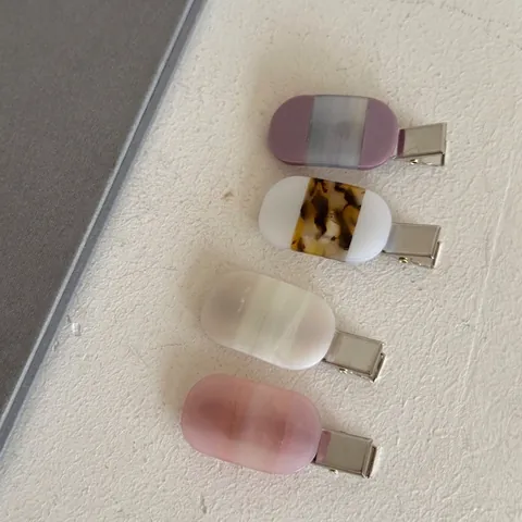 Französischer Haarclip Aus Acetat Mit Patchwork Muster Für Damen Koreanisch Minimalistisch Geometrisch Haarschmuck Mode