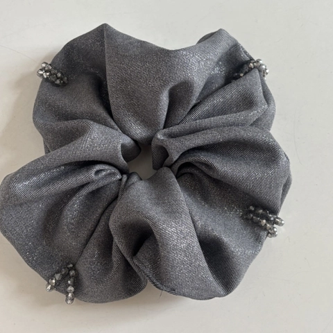 Elegant Rhinestone Fabric Headband Pleated Shiny Hair Band For Women Fashion Beaded Hair Ring Accessories