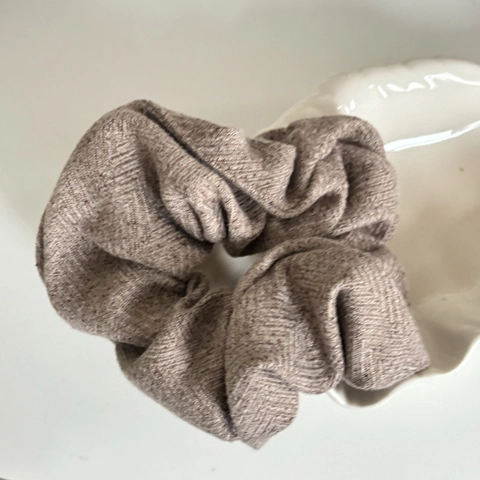 Accessori per Capelli in Cotone a Spina di Pesce Fatti a Mano per Donna Cerchietto Vintage Minimalista Elastico Avena Caffè