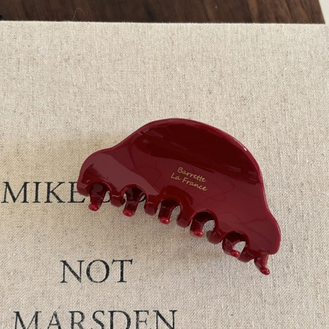 Pinza per Capelli a Forma di Nuvola in Acetato Stile Francese Con Scritte Dorate per Donna Fermaglio Geometrico alla Moda Accessori per Capelli