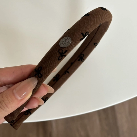 Vintage Khaki Strik Stof Haarclip Stippen BB Clip Voor Vrouwen Elegante Bruine Haaraccessoires Voor Kantoor Dagelijks Gebruik