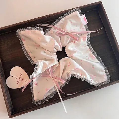 Handmade Scrunchies Grandi Dolci Coreani Con Fiocco In Pizzo Nastro Motivo Floreale Elastico Per Capelli Da Sogno Accessori Per Capelli Donna