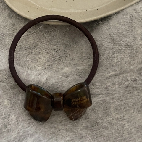 Elegante Acetaat Vlinder Haarelastiekjes Voor Dames Vintage Schildpad Luipaardpatroon Elastische Haarklemmen Mode Accessoires