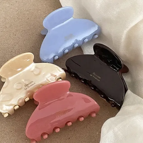Französischer Minimalistischer Acetat Kleiner Haarkralle Clip Leopardenmuster Schildpatt Shark Clip Haarschmuck Für Damen Mode