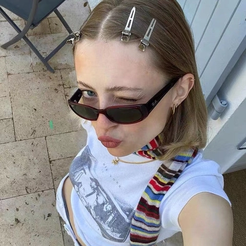 Punk Cool Metal Hollow Out Duckbill Hair Clip Seamless Creaseless Hairpin For Women Bangs Fixing Hair Root Volumizing All Match Styling Tool Accessories
