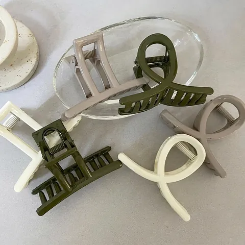 Minimalistische Haarkralle Für Damen Rutschfeste Große Haarklammern Geometrische Kunststoff Haarschmuck Für Dünnes Dickes Haar Styling Tools