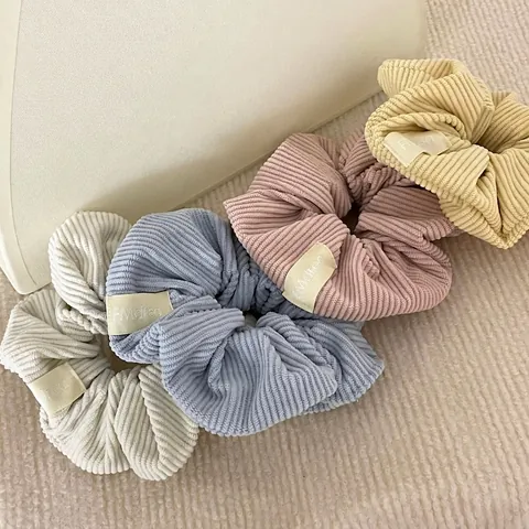 Vintage Cord Haargummi Große Elastische Haarband Weiche Stoff Pferdeschwanz Halter Mode Haarschmuck Für Damen Täglich Tragen