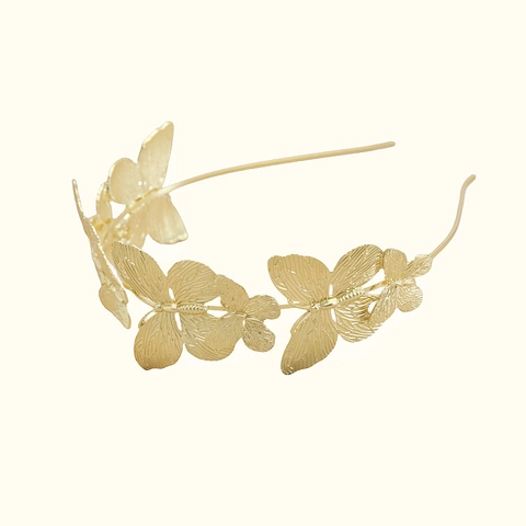 Western Style Metal Butterfly Headband Personalized Alloy Hair Hoop Fashion Hair Accessories For Women Party Photography