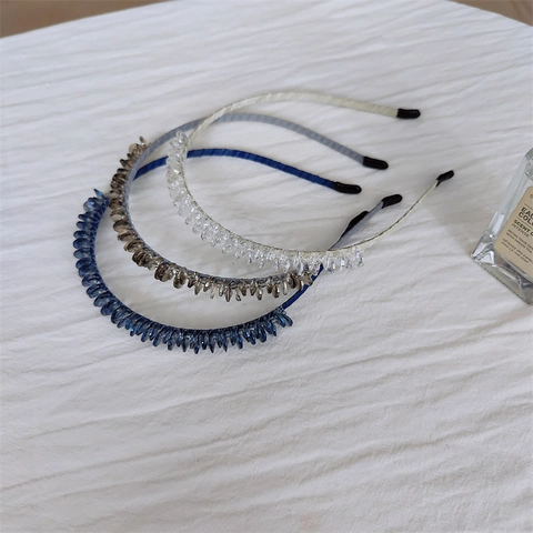 Elegante Cerchietto Per Capelli In Stile Francese Con Cristalli Artificiali E Strass Per Donna Accessori Capelli Matrimonio