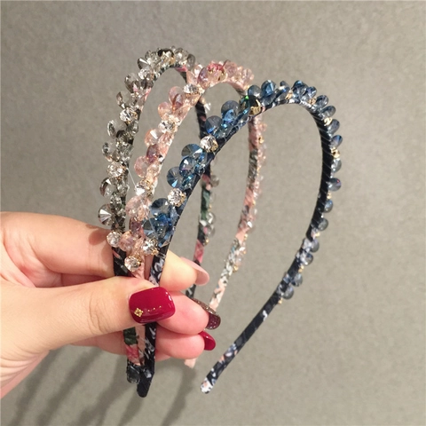 Cerchietto per Capelli in Strass Fatto a Mano Stile Foresta Vintage Per Donna Cerchietto in Cristallo Artificiale Fata