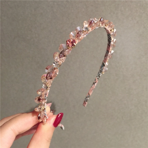 Cerchietto per Capelli in Strass Fatto a Mano Stile Foresta Vintage Per Donna Cerchietto in Cristallo Artificiale Fata