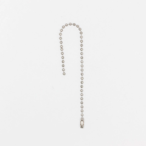 Zinklegierung Kugelkette Stecker Perlenkette Für Schlüsselanhänger DIY Schmuckherstellung Etikett Hängen Zubehör Minimalist Silber