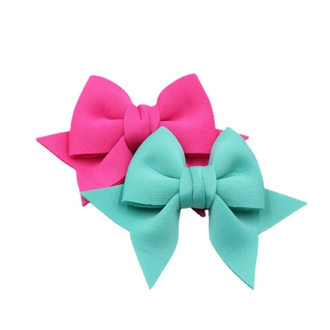 Large Fabric Bow Accessory Handmade 3D Polyester Bowknot For DIY Shoes Bag Phone Case Decoration Clothing Applique Ornament