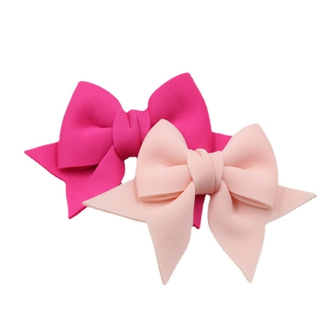 Large Fabric Bow Accessory Handmade 3D Polyester Bowknot For DIY Shoes Bag Phone Case Decoration Clothing Applique Ornament