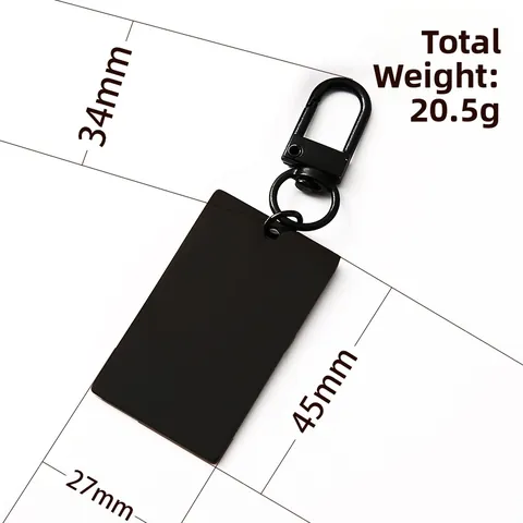 Portachiavi Con Targhetta Rettangolare In Acciaio Inossidabile Con Chiusura A Moschettone Pendente In Metallo Per Incisione Fai Da Te Regalo