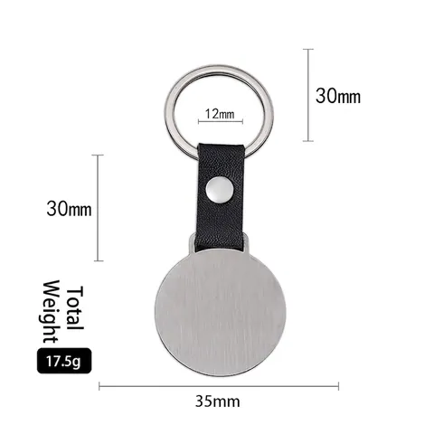 Stainless Steel Leather Keychain DIY Blank Metal Key Ring For Laser Engraving Bottle Opener Dog Tag Cross Bone Shape Jewelry