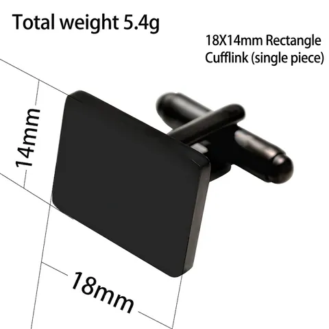 Minimalistische Edelstahl Rechteckige Manschettenknöpfe Für Herren Spiegelpolierte Business Hemd Formelle Schmuck Geschenk