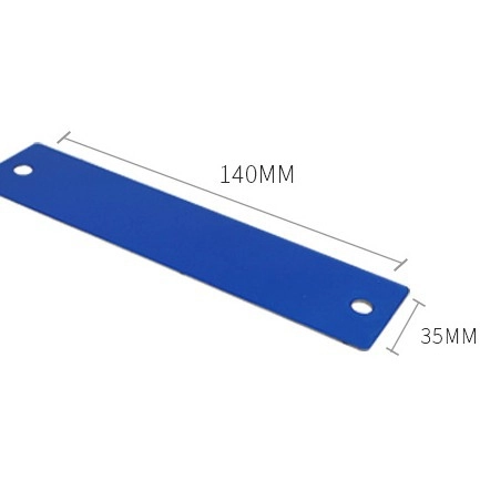 Stainless Steel Temporary Car Parking Number Plate Dual Suction Cup Blank Laser Material Advertising Gift Car Interior Accessory