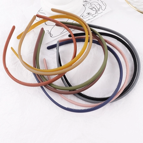 Cerchietto Antiscivolo Satinato in Stile Coreano Con Denti per Donna Ragazze Lavaggio Viso Trucco Accessori Capelli