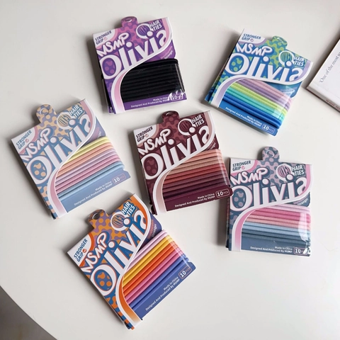Elastic Hair Ties For Women Candy Color Woven Ponytail Holders High Stretch Fabric Hair Bands Simple Hair Accessories
