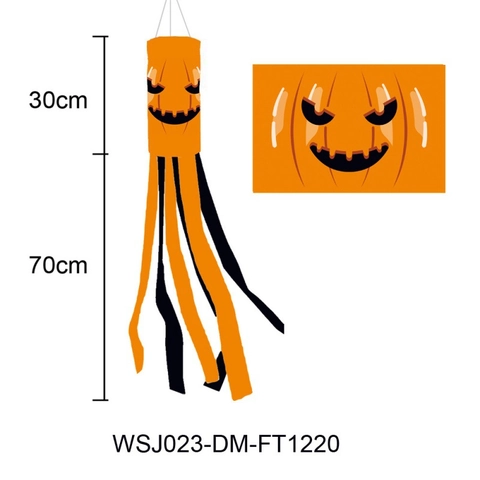 Halloween Windzak Vlag Buiten Hangende Decoratie Geest Pompoen Vleermuis Frankenstein Polyester Tuin Feest Decoratie