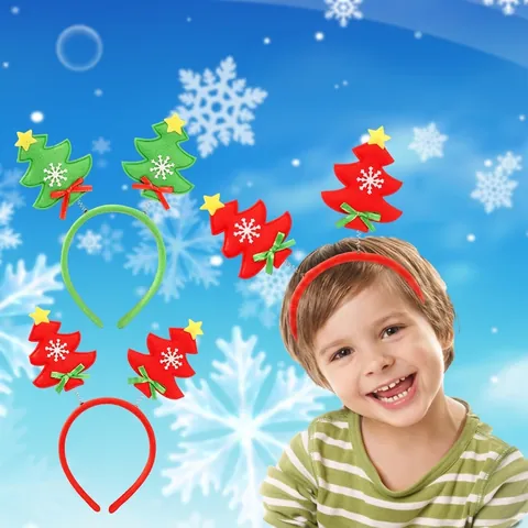 Weihnachtsbaum Haarreif Schneeflocke Stern Feder Haarreifen Für Festliche Xmas Party Kostüm Zubehör Für Kinder Erwachsene