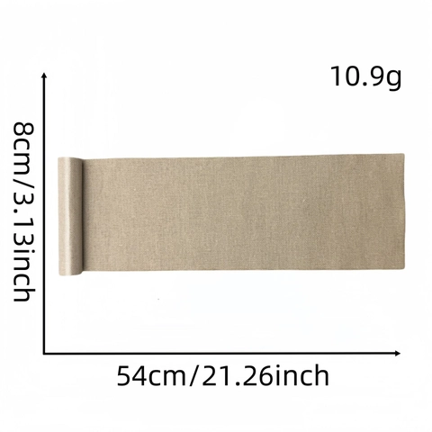 DIY Parches de Lino Para Planchar Tela Rectangular Para Reparación de Ropa Decorativo Color Sólido Accesorios de Costura Set de Parches