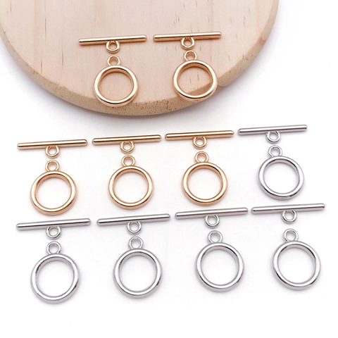 Zinc Alloy Toggle Clasps OT Buckle Connectors For DIY Bracelet Necklace Jewelry Making Findings Minimalist Smooth Accessories