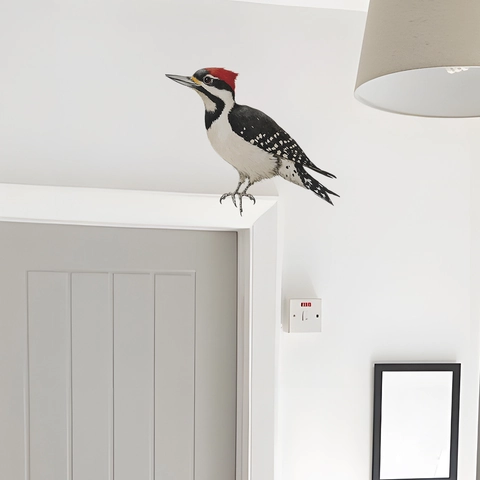 Specht Vogel Wandtattoo PVC Selbstklebend Abnehmbarer Aufkleber Für Kinderzimmer Wohnzimmer Modern Minimalistisch Dekoration Aufkleber