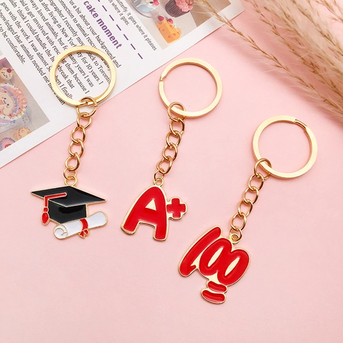 Alloy Graduation Charms Graduation Cap Diploma Roll Score Academic Theme Pendants For DIY Keychain Jewelry Making Accessories