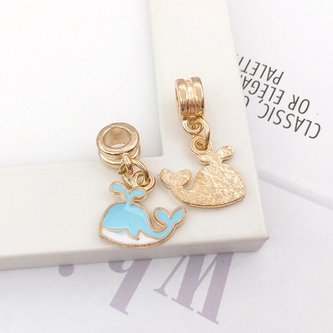DIY Alloy Enamel Charms For Bracelet Necklace Making Heart Animal Plant Shapes Drip Oil Pendants Jewelry Accessories