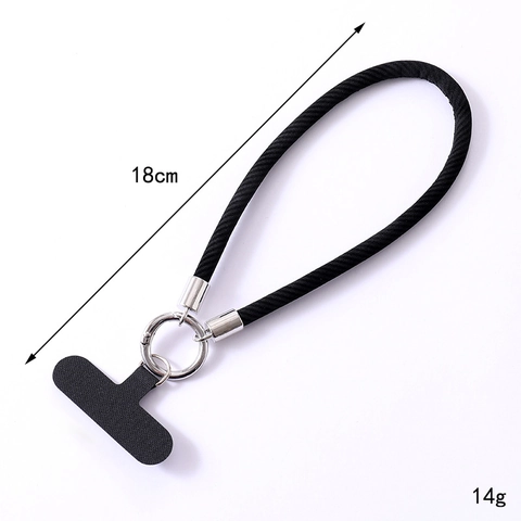 Einfache Minimalistische PU Leder Handy Handschlaufe Anti Drop Lanyard Handgelenkschlaufe Handy Anhänger Für Damen Herren Zubehör