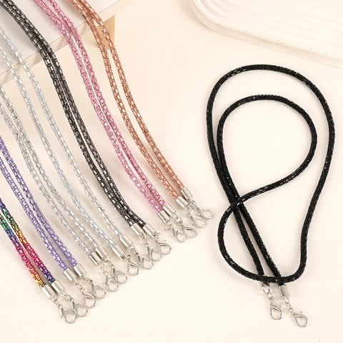 Catena per Cellulare Crossbody con Strass e Perline Sostituzione Versatile Tracolla per Borsa Pendente Accessori Donna