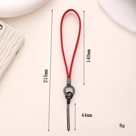 Geflochtenes PU Leder Telefon Lanyard Halsband Und Armband Mit Metallschnalle Für Schlüssel Handy Kamera Anti-Verlust Gurt