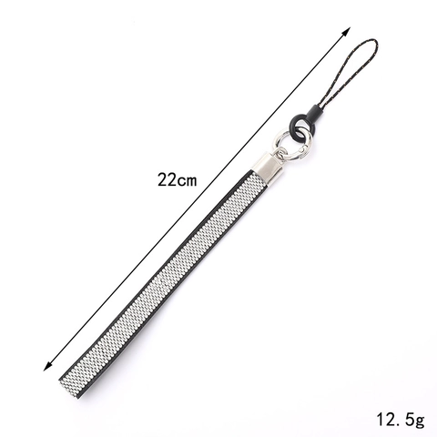 Luxury Alloy Rhinestone Phone Lanyard Wrist Strap Anti-loss Phone Case Hanging Chain With Metal Clasp For Women Jewelry