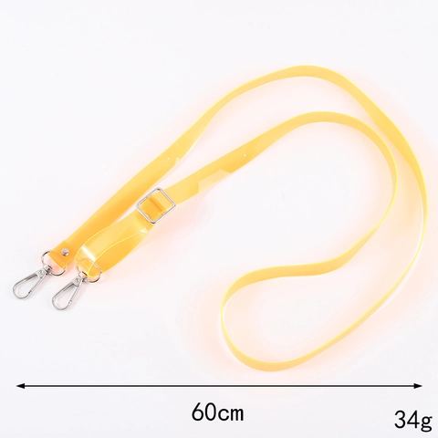 Verstellbares Durchscheinendes TPU Handyband Umhängegurt Mit Metallschnalle Einfacher Stil Mobiles Zubehör Für Damen Mädchen