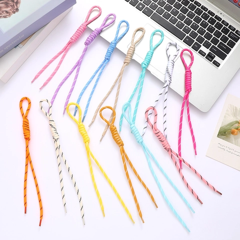 Ins Römischer Knoten Geflochtenes Handy-Schlüsselband Nylon Handgeflochtene Handykette Personalisierter Taschenanhänger Vielseitiger Strap Für Damen Herren