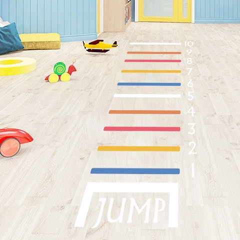 Adesivi per Pavimenti Gioco del Salto con Numeri per Bambini PVC Impermeabile Numeri 1-10 per Asilo Camera da Letto Casa Decorazioni
