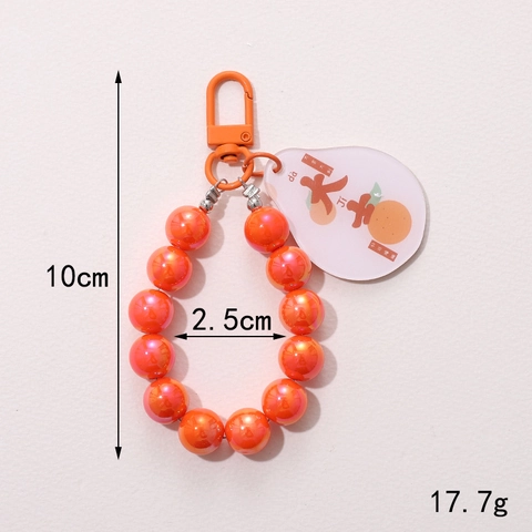 Kawaii Meerjungfrau Perle Perlen Schlüsselanhänger Mit Doppelseitigem Acryl Anhänger Glücksspruch Tasche Anhänger Damen Geschenk